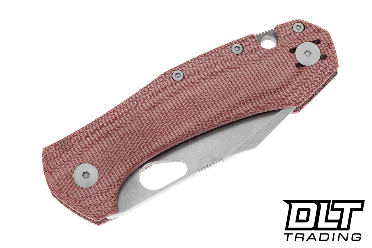 GiantMouse Atelier - Red Canvas Micarta - DLT Trading