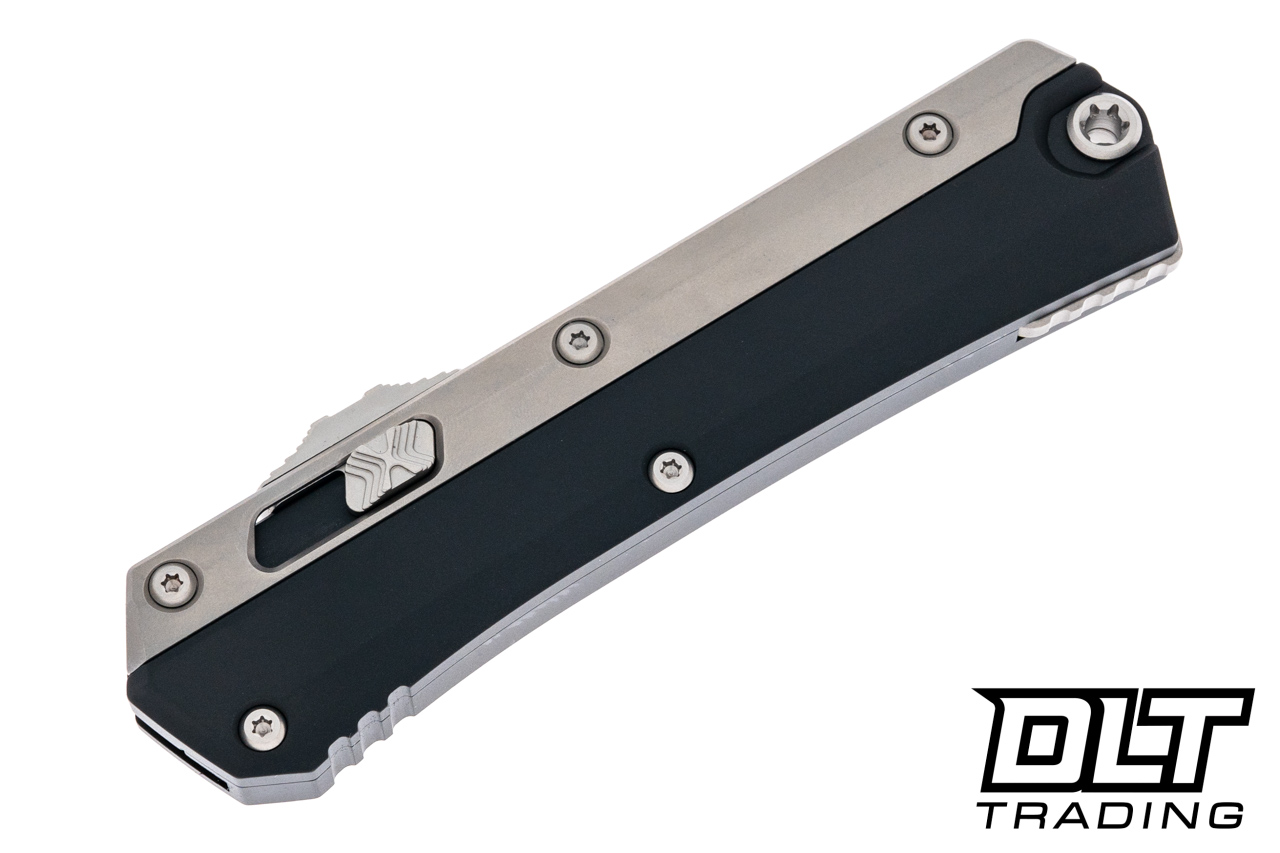 Microtech 184-12 Glykon Bayonet - Black Handle - Bead Blast