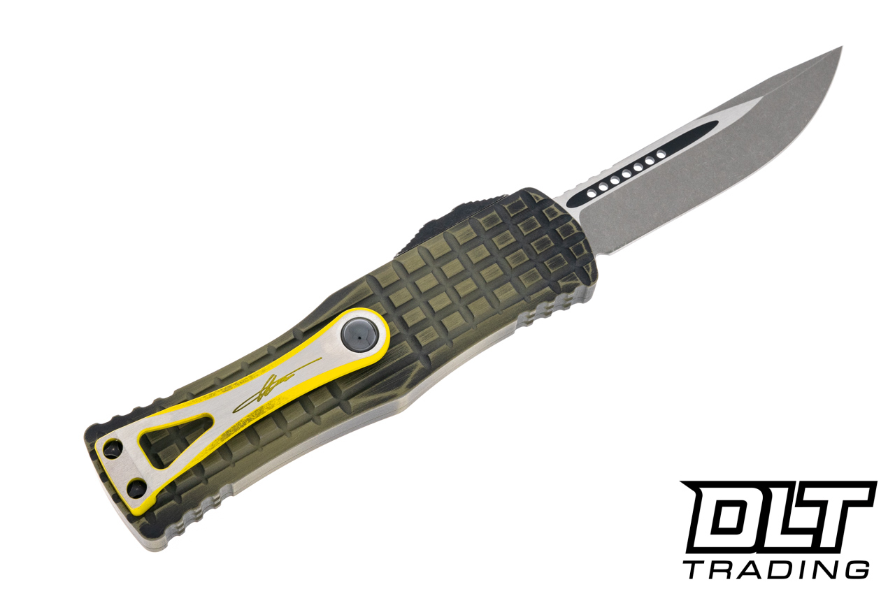 Microtech 703-10APFRGS Hera S/E - Green Frag Handle - Apocalyptic