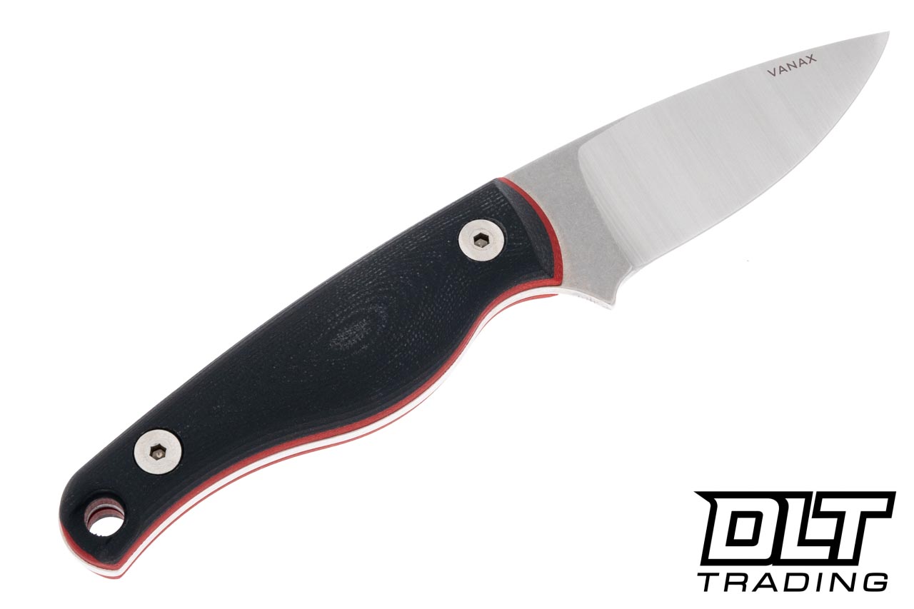 Creely Blades PG Mako Vanax - Black G-10 - Red Liners - DLT Trading