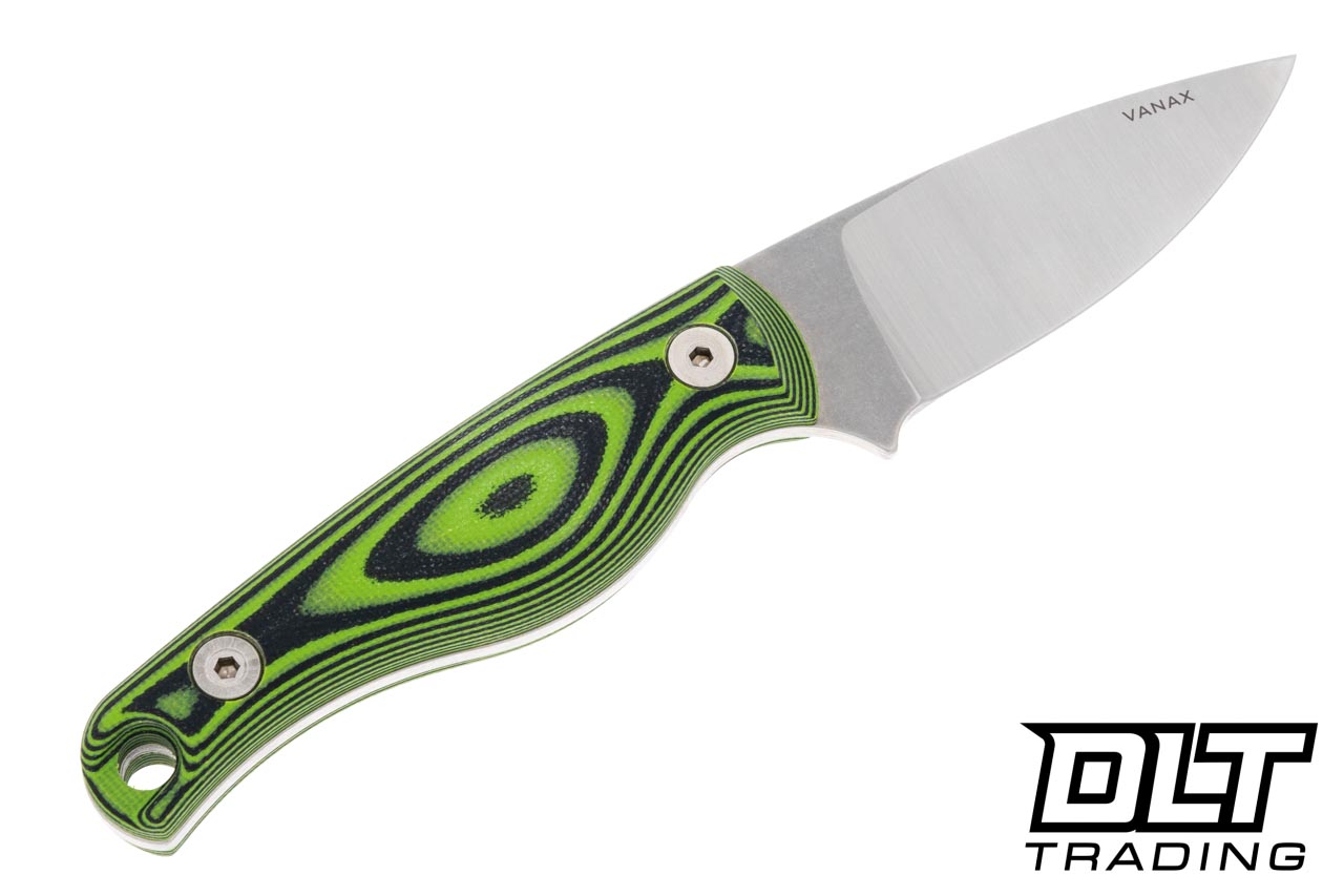 Creely Blades PG Mako Vanax - Neon & Black G-10 - DLT Trading