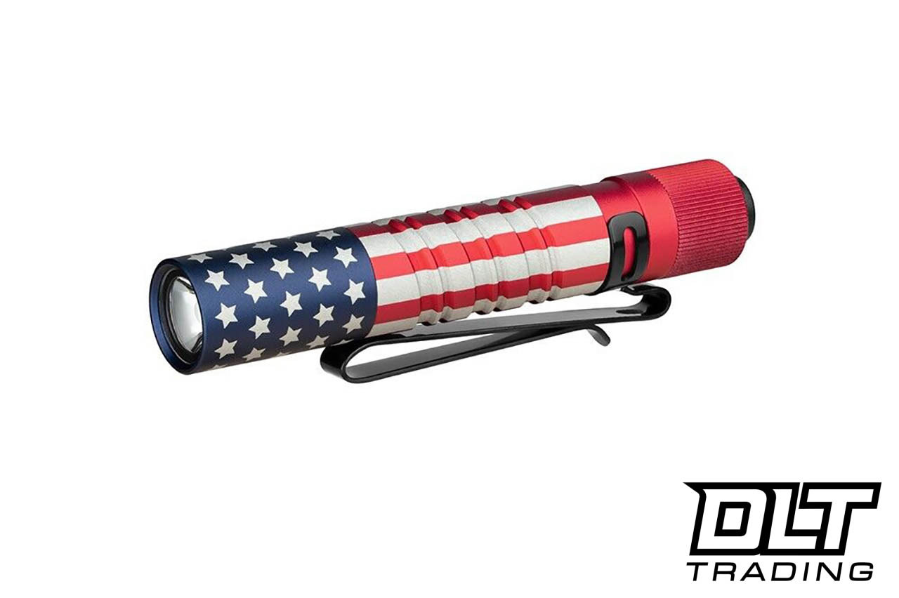 OLIGHT (オーライト) i3T EOS Stars & Stripes Olight i3T - Stars & Stripes Edition - DLT Trading