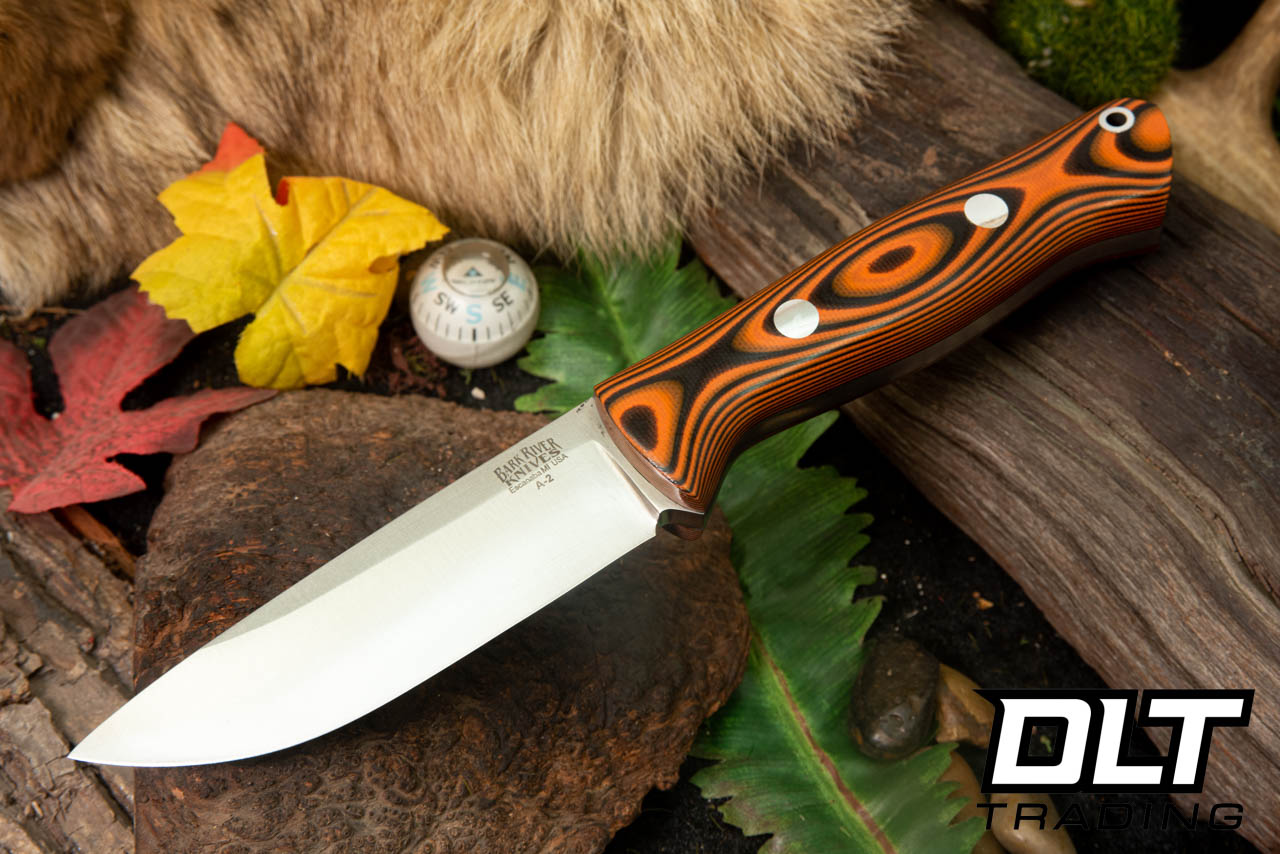 Bark River Bravo 1 A2 Tigerstripe G-10 - Rampless