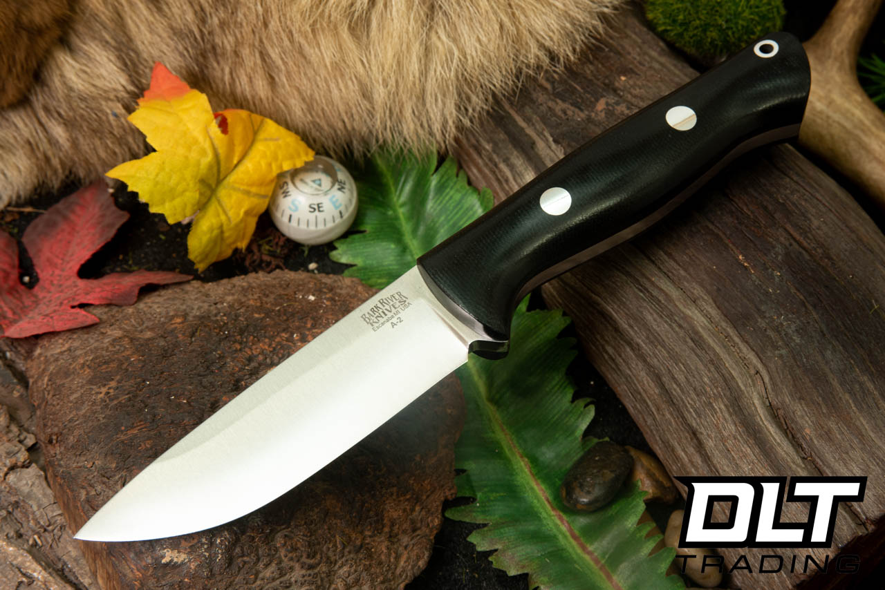 Bark River Bravo 1 A2 Black Canvas Micarta - Rampless Bark River Bravo 1 A2 Black Canvas Micarta - Rampless
