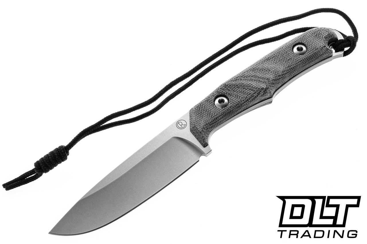 リスケンバッカー Chris Reeve Backpacker - Black Canvas Micarta - DLT Trading