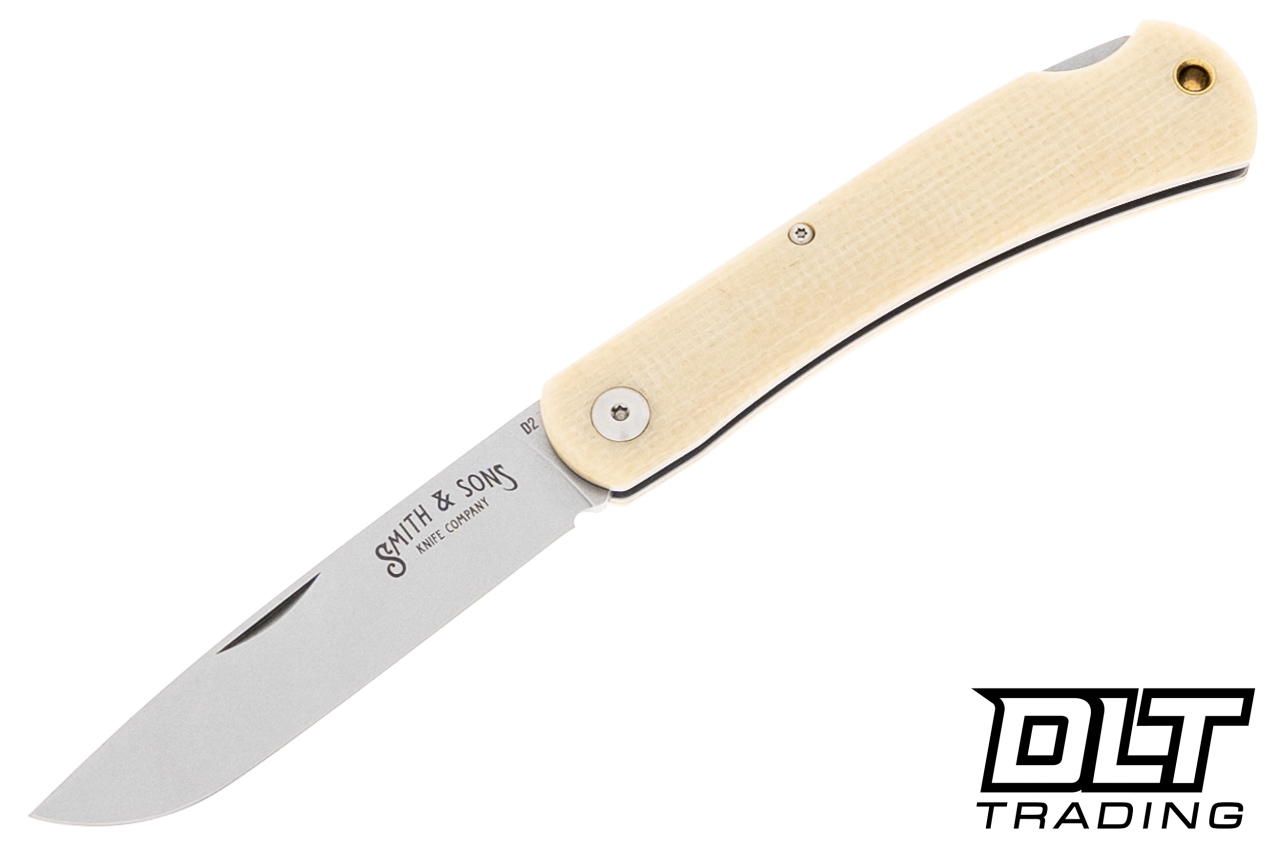 Smith & Sons Mudbug - White Burlap Micarta - DLT Trading