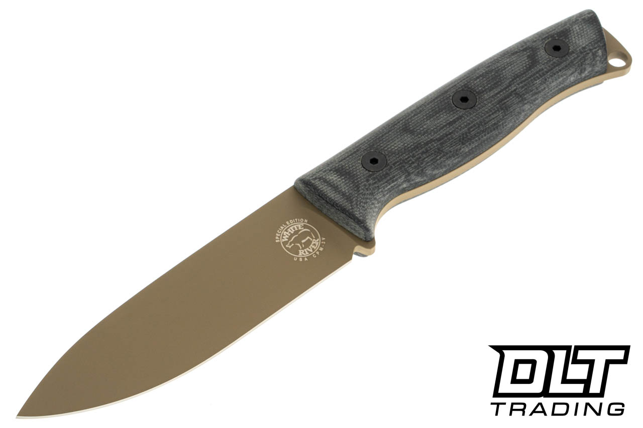 White River Ursus 45 3V - Black Micarta - FDE Cerakote - DLT Trading