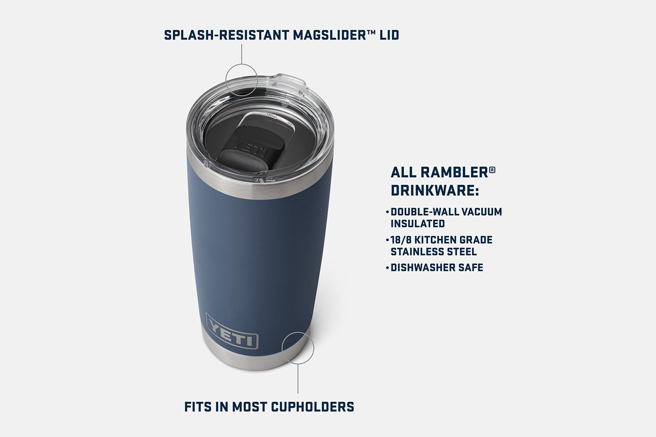 Yeti Rambler 20oz Tumbler with Magslider Lid - Seafoam - DLT Trading