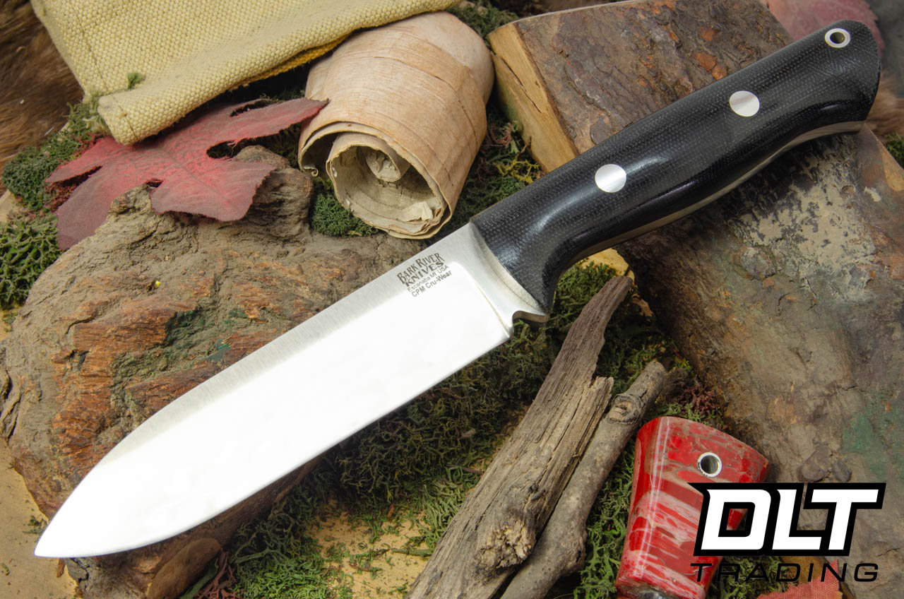 Bark River Bravo Alpha Cru-Wear Black Canvas Micarta