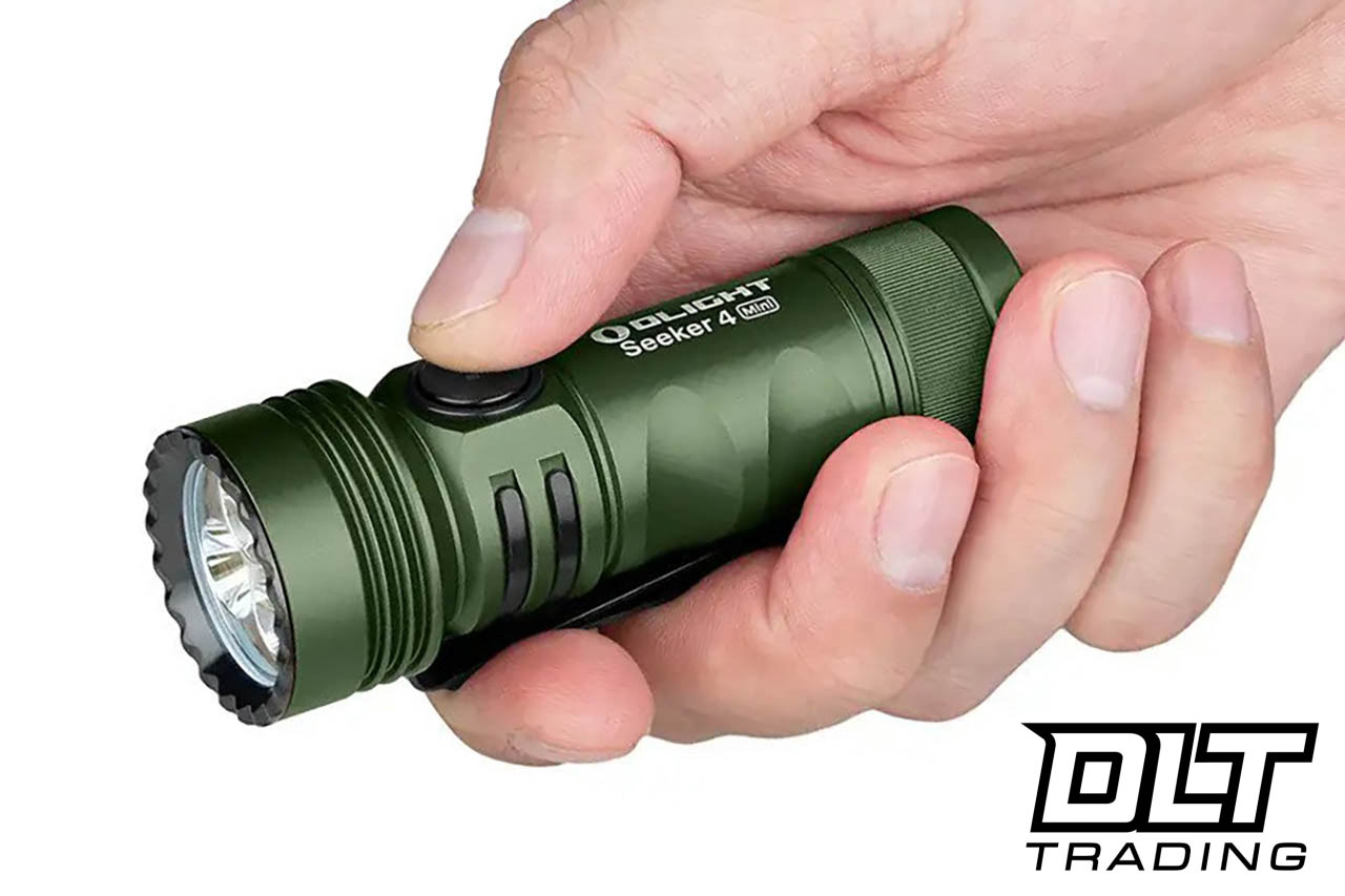 Olight Seeker 4 Mini - OD Green - Cool White - DLT Trading