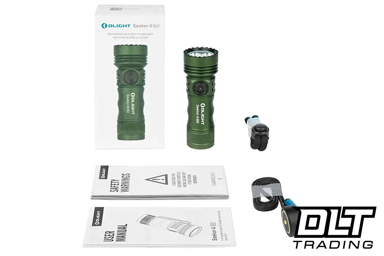 Olight Seeker 4 Mini - OD Green - Cool White - DLT Trading