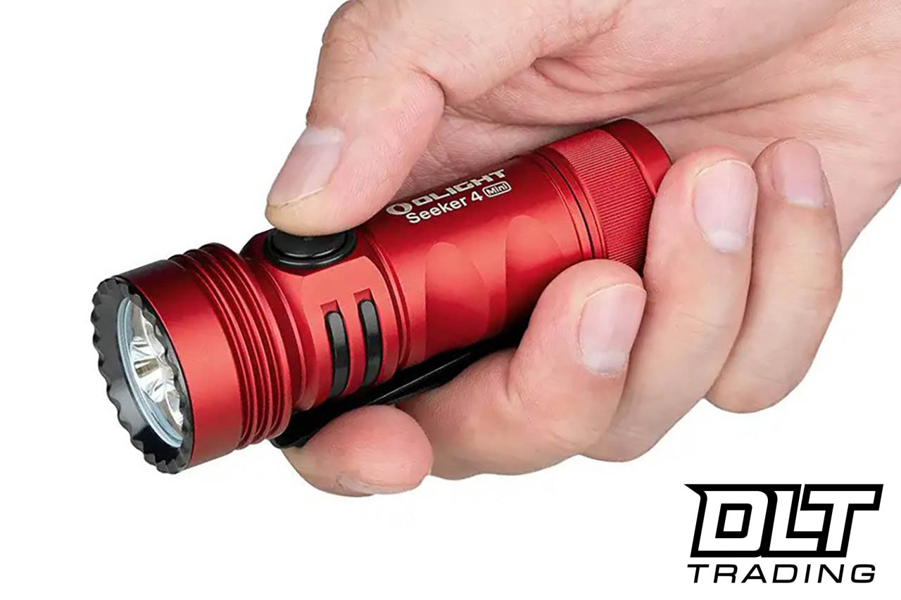 Olight Seeker 4 Mini - Red - Cool White - DLT Trading