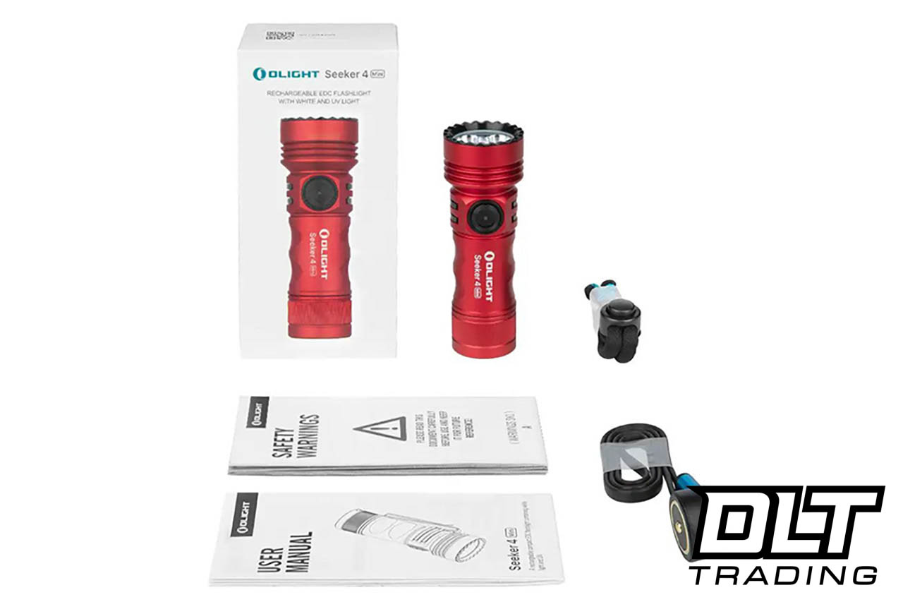 Olight Seeker 4 Mini - Red - Cool White - DLT Trading