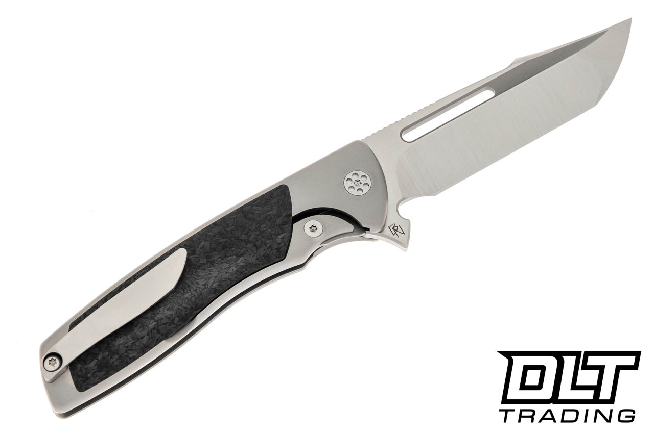 Sharp By Design Evo Typhoon Harpoon Tanto - Bead Blasted Titanium
