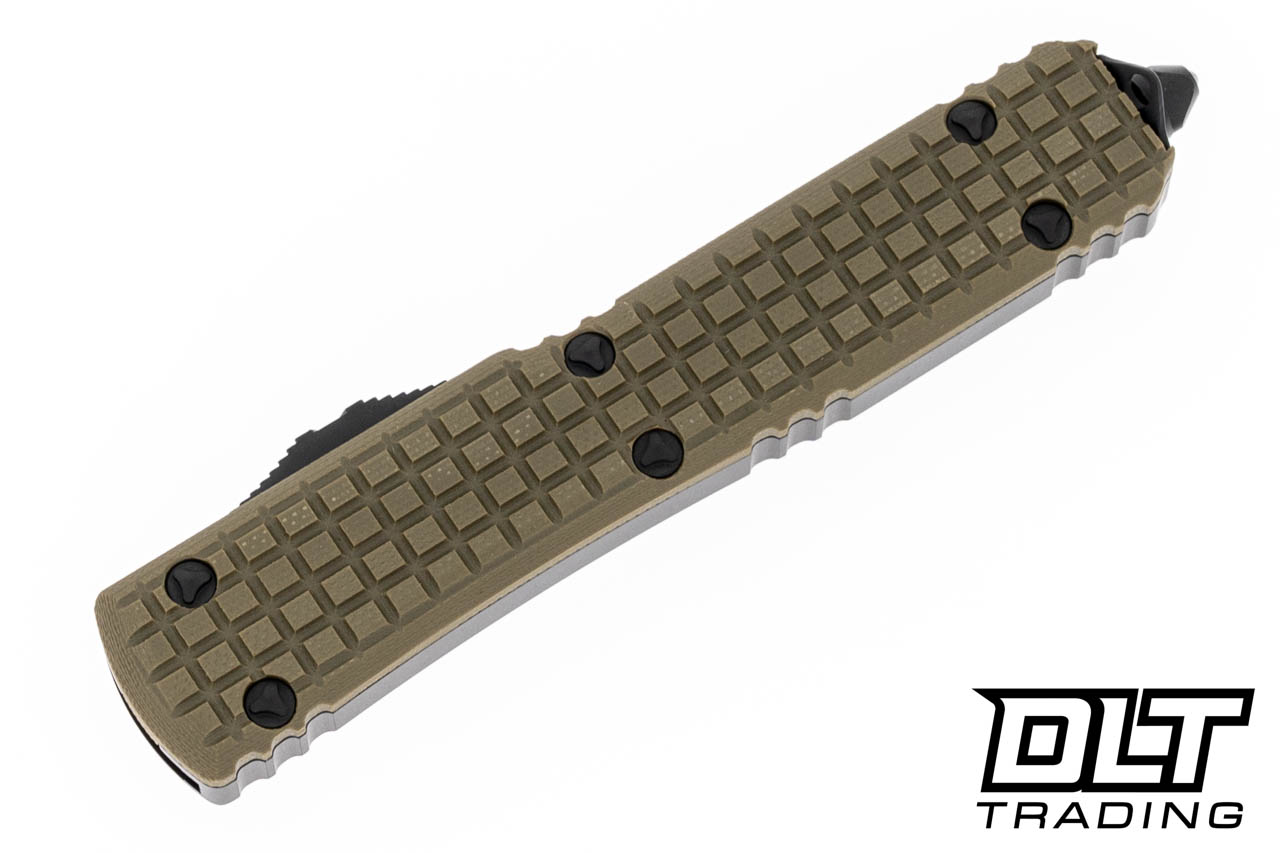 Microtech Ultratech T/E - OD Green Frag G-10 - Black Blade