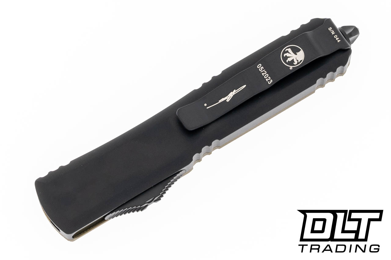 Microtech Ultratech T/E - OD Green Frag G-10 - Black Blade