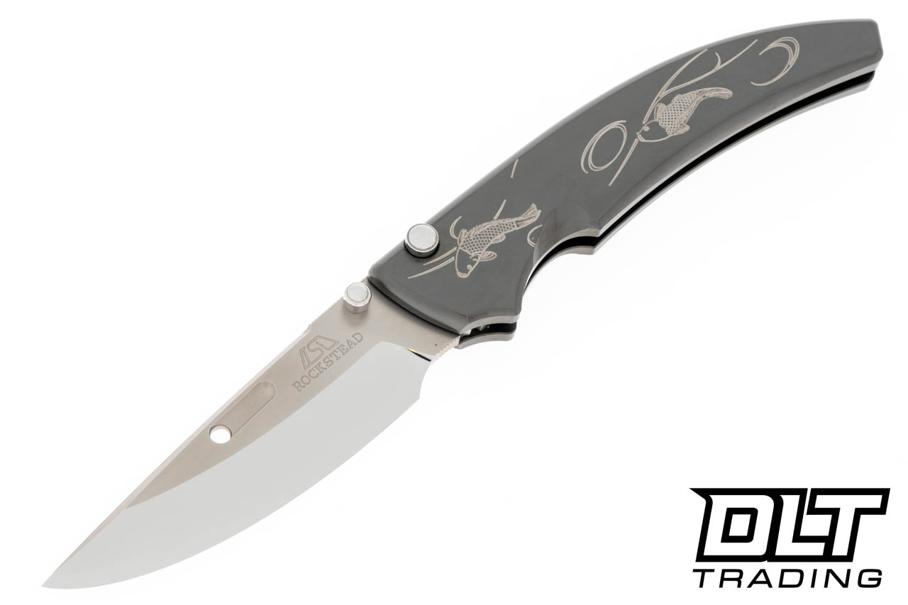 Rockstead Shu - ZDP-189 Blade - DLC Titanium - Koi Etching - DLT