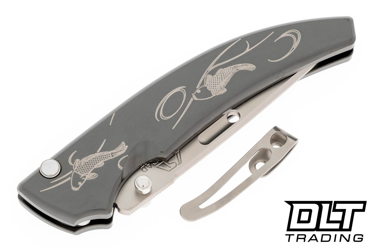Rockstead Shu - ZDP-189 Blade - DLC Titanium - Koi Etching - DLT