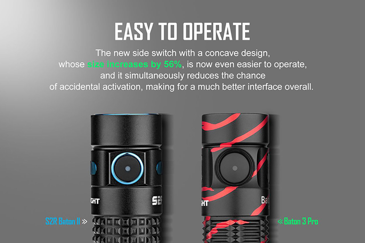 Olight Baton 3 Pro - Black Lava - Cool White - DLT Trading