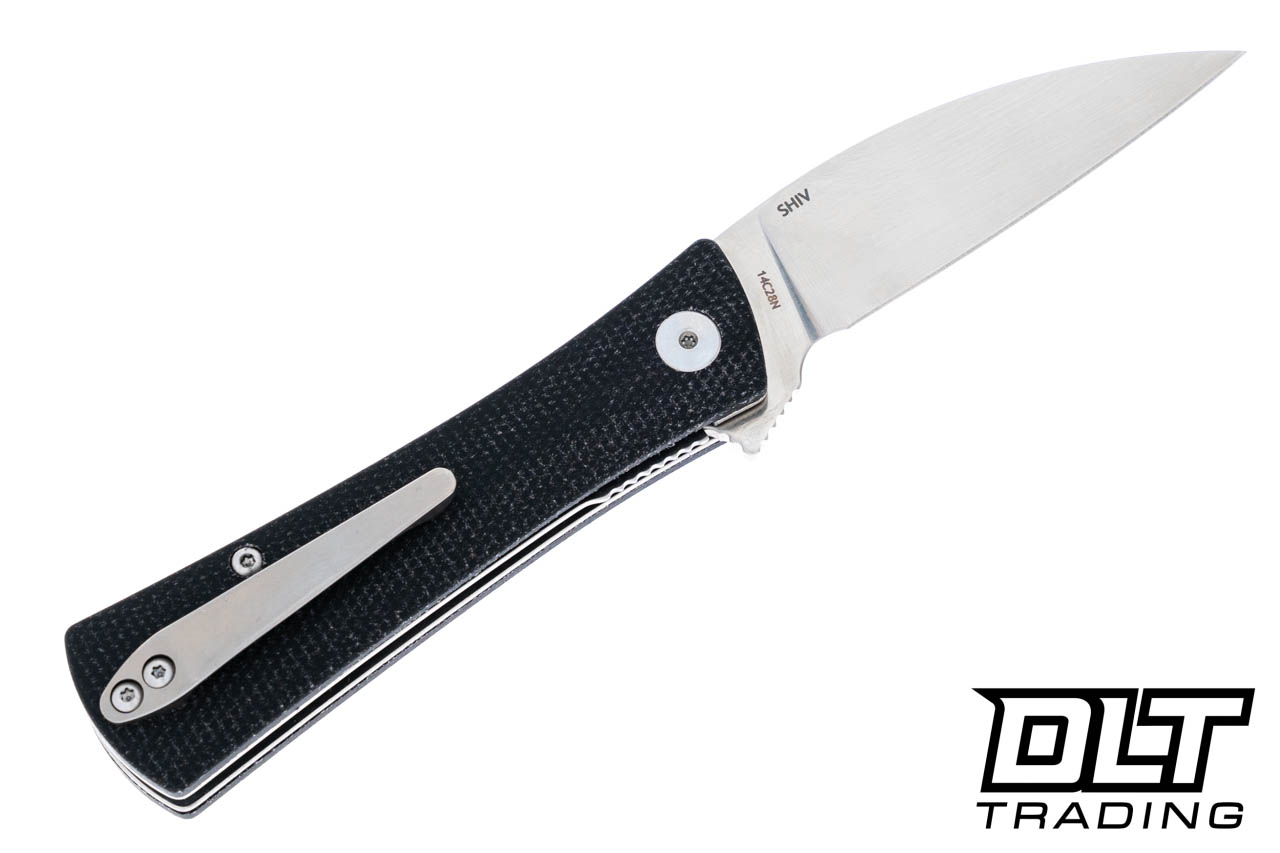 Finch Shiv - Shadow Black Micarta - DLT Trading