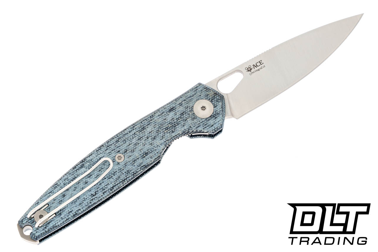 reoです。 GiantMouse ACE REO - Denim Micarta - DLT Trading