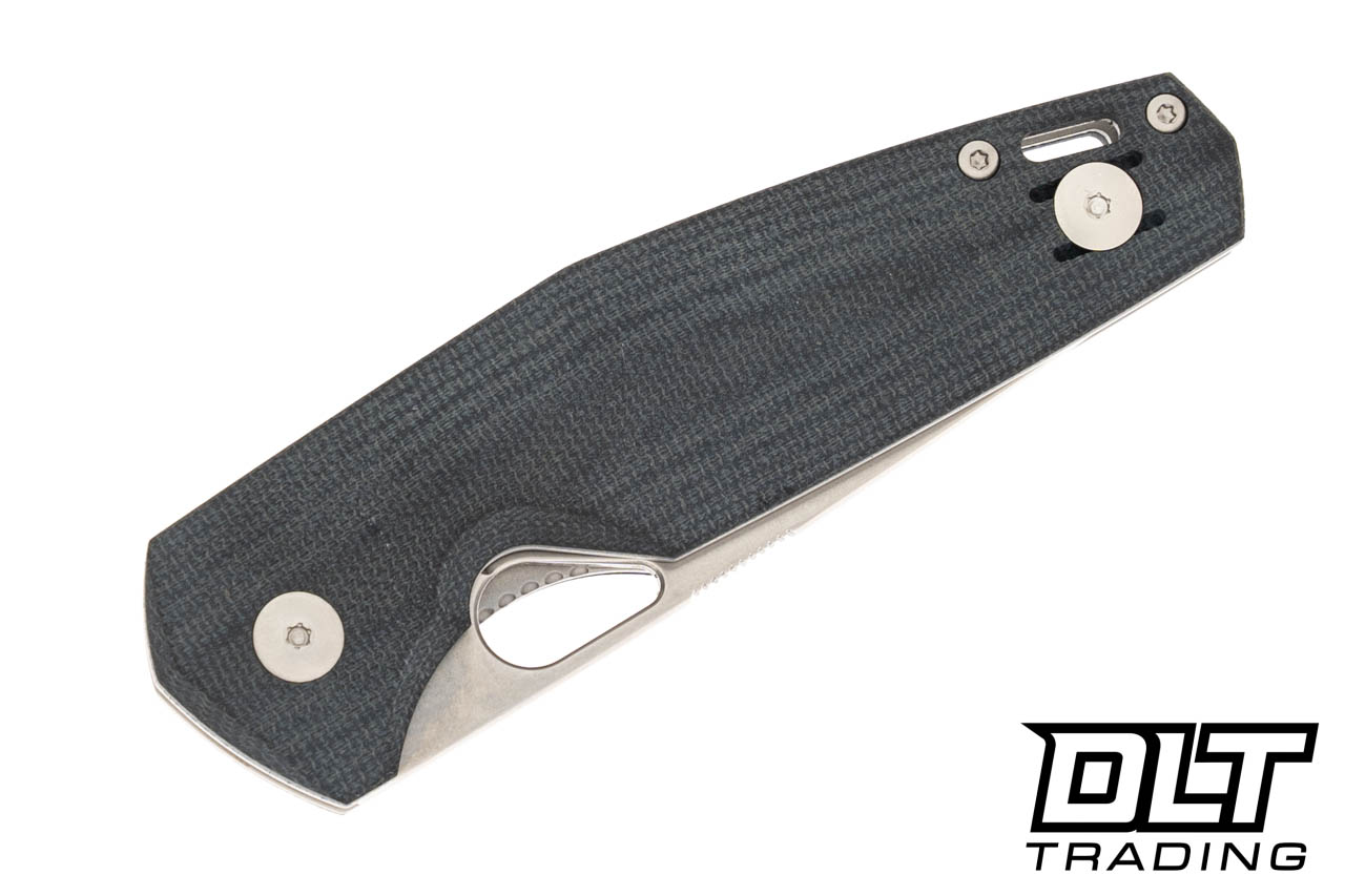 GiantMouse ACE Nimbus V3 - Double Black Canvas Micarta - DLT Trading