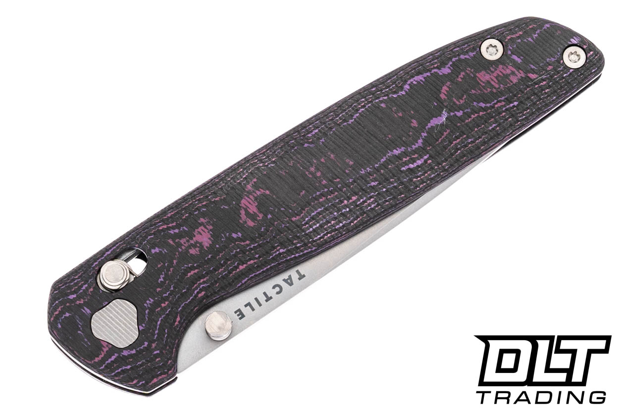 Tactile Knife Company Maverick - Purple Haze Carbon Fiber - DLT