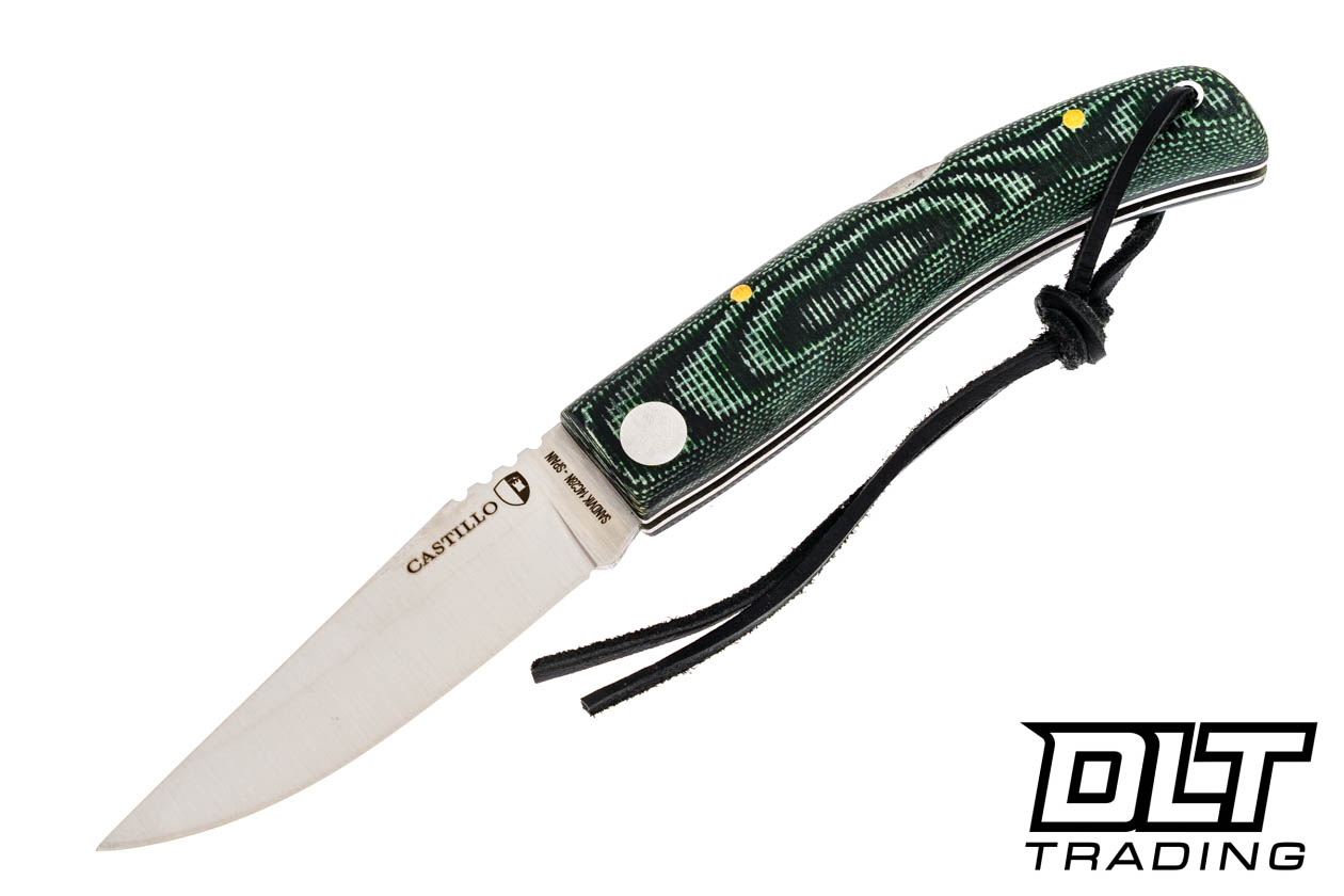 Castillo Navaja - Pine Green Micarta - DLT Trading