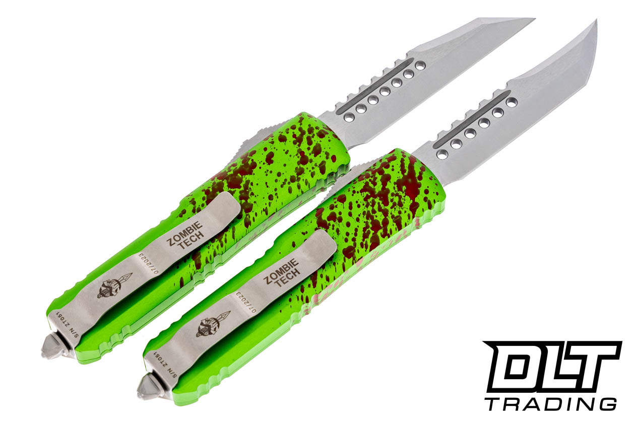 Microtech UTX-85 Hellhound & Warhound Set - Zombie Handle