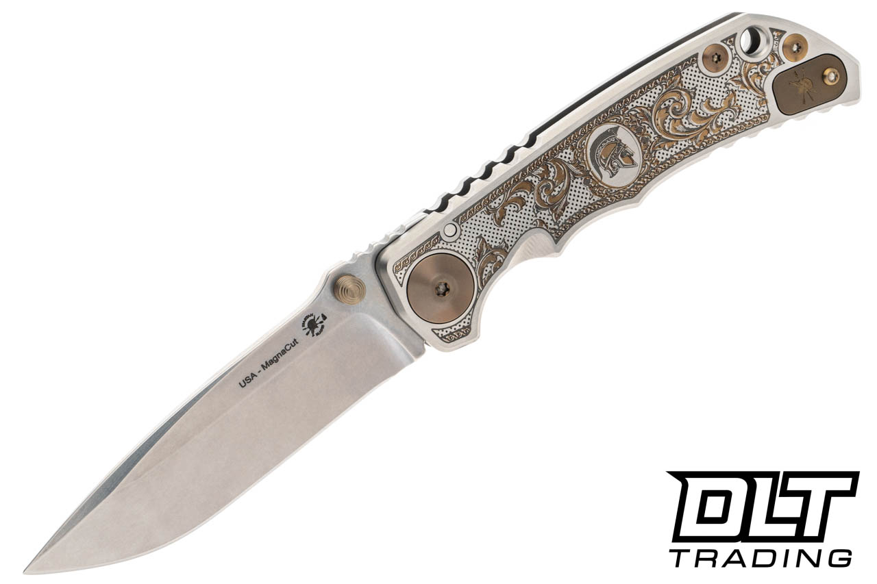Spartan Blades Harsey Folder MagnaCut - Flourishes - 2023 Special