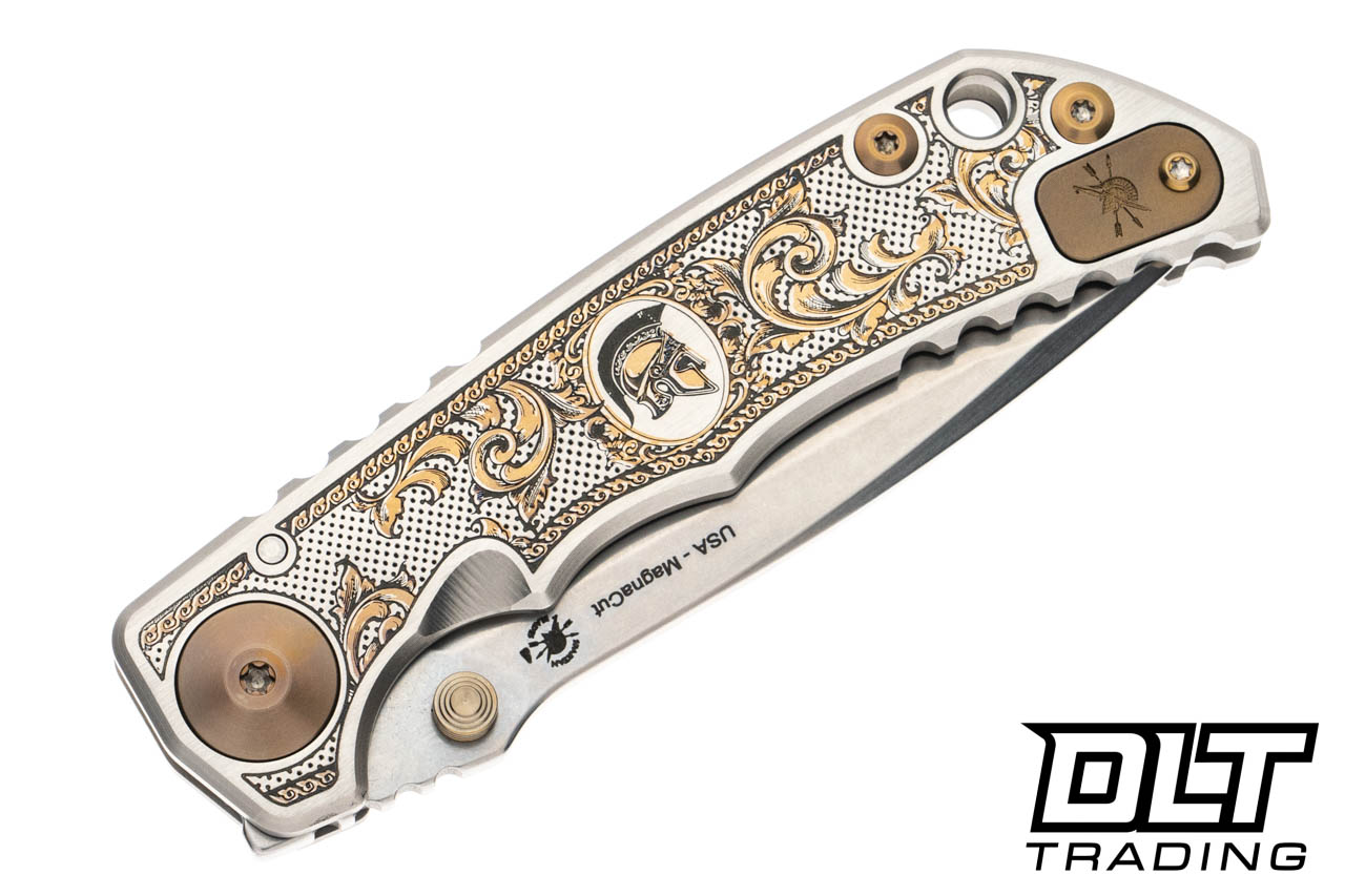 Spartan Blades Harsey Folder MagnaCut - Flourishes - 2023 Special
