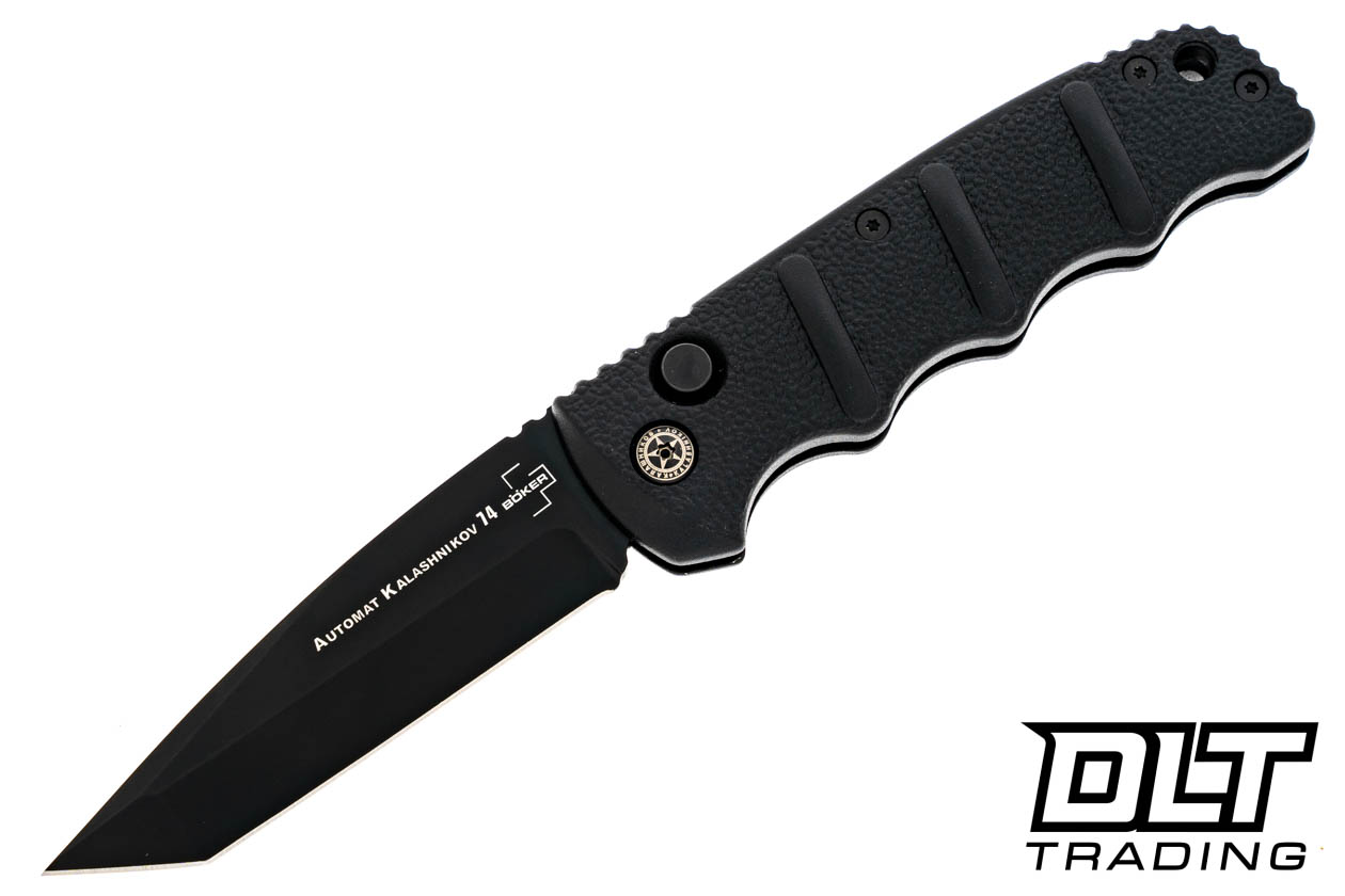 Boker Kalashnikov AK-74 - Black Handle - Tanto - Black Blade - DLT