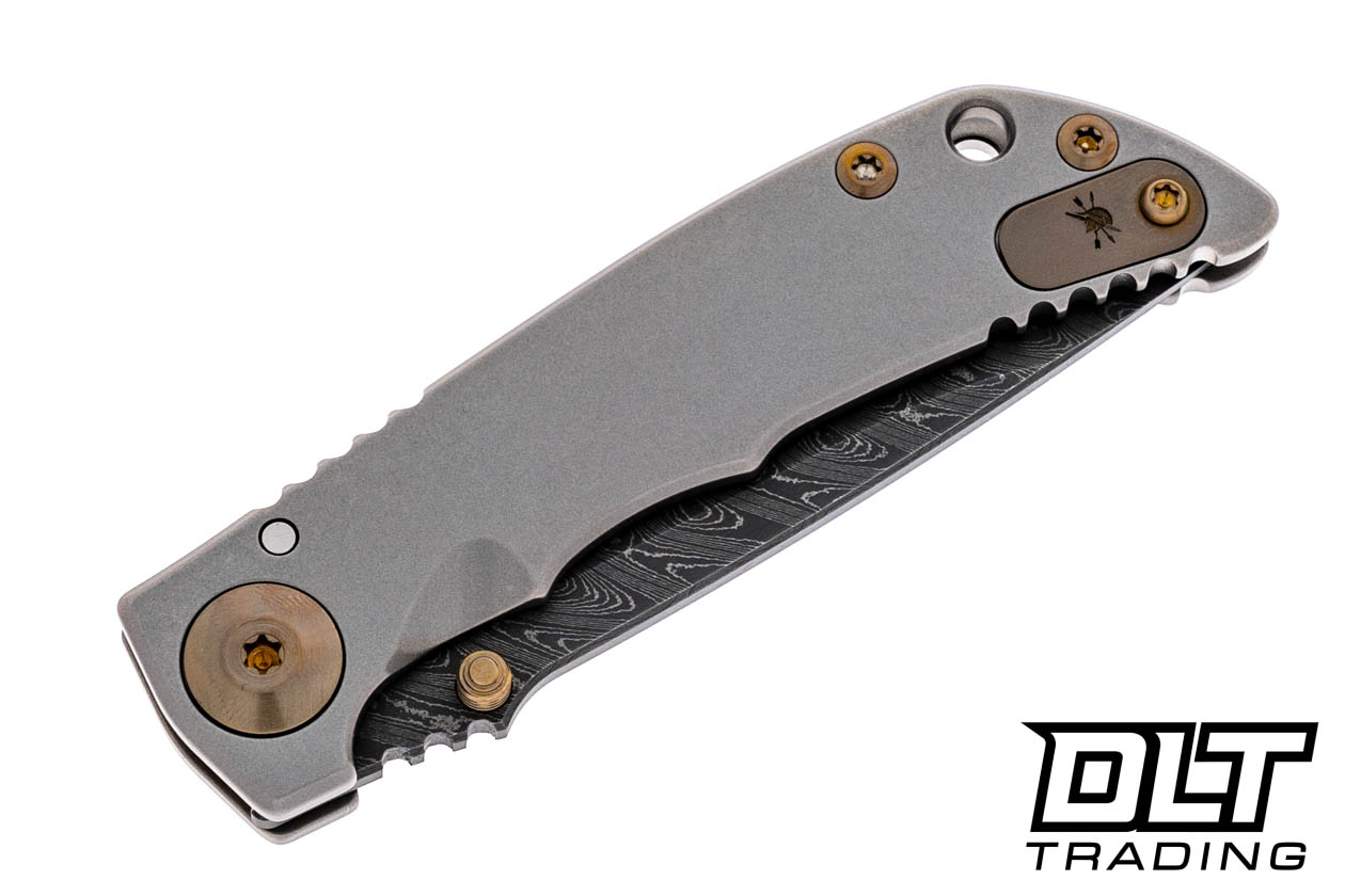 Spartan Blades Harsey Folder 3.25 - Satin Titanium - Bronze