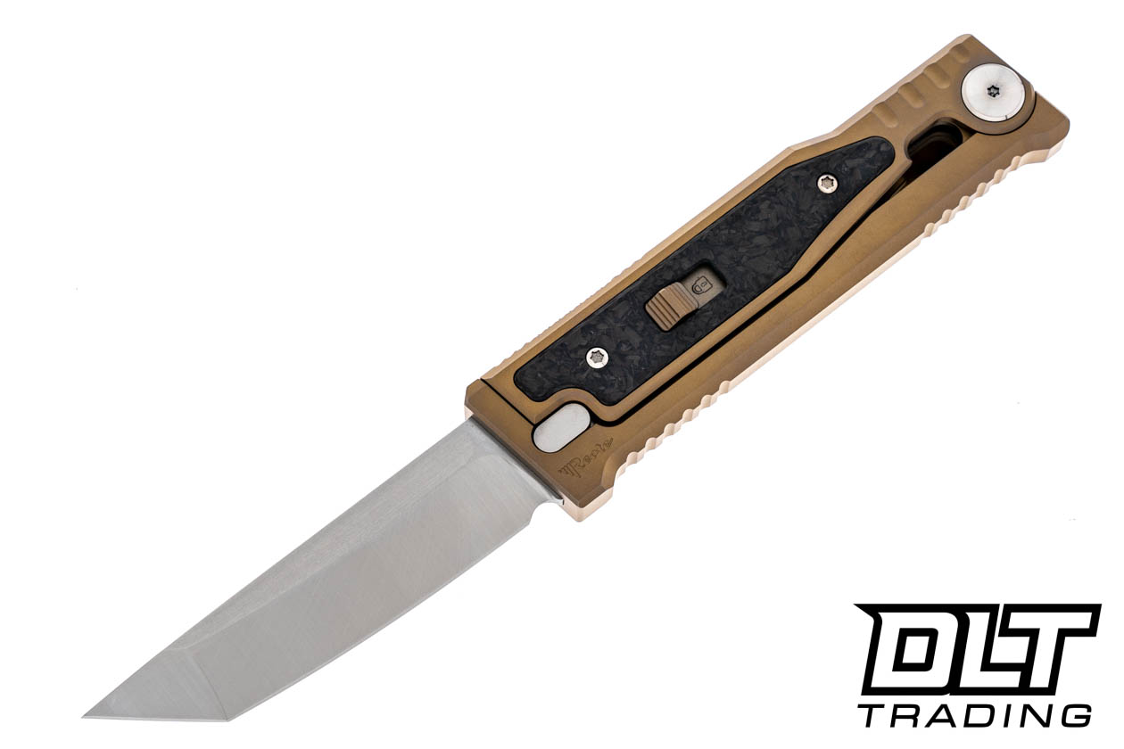 Reate EXO-M Elmax Tanto - Bronze Anodized Titanium - Marbled