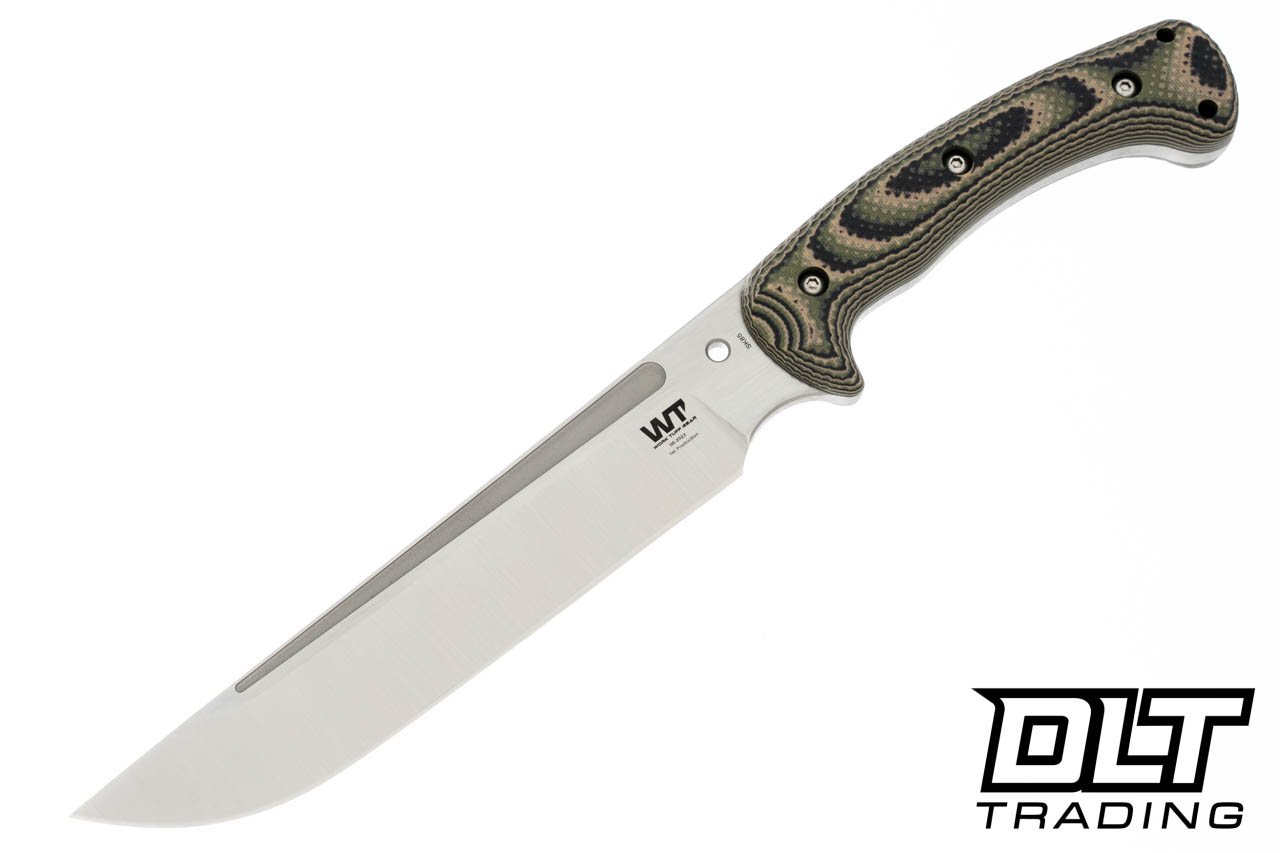 WTG Carnivore - Jungle Camo G-10 - Satin Blade - DLT Trading