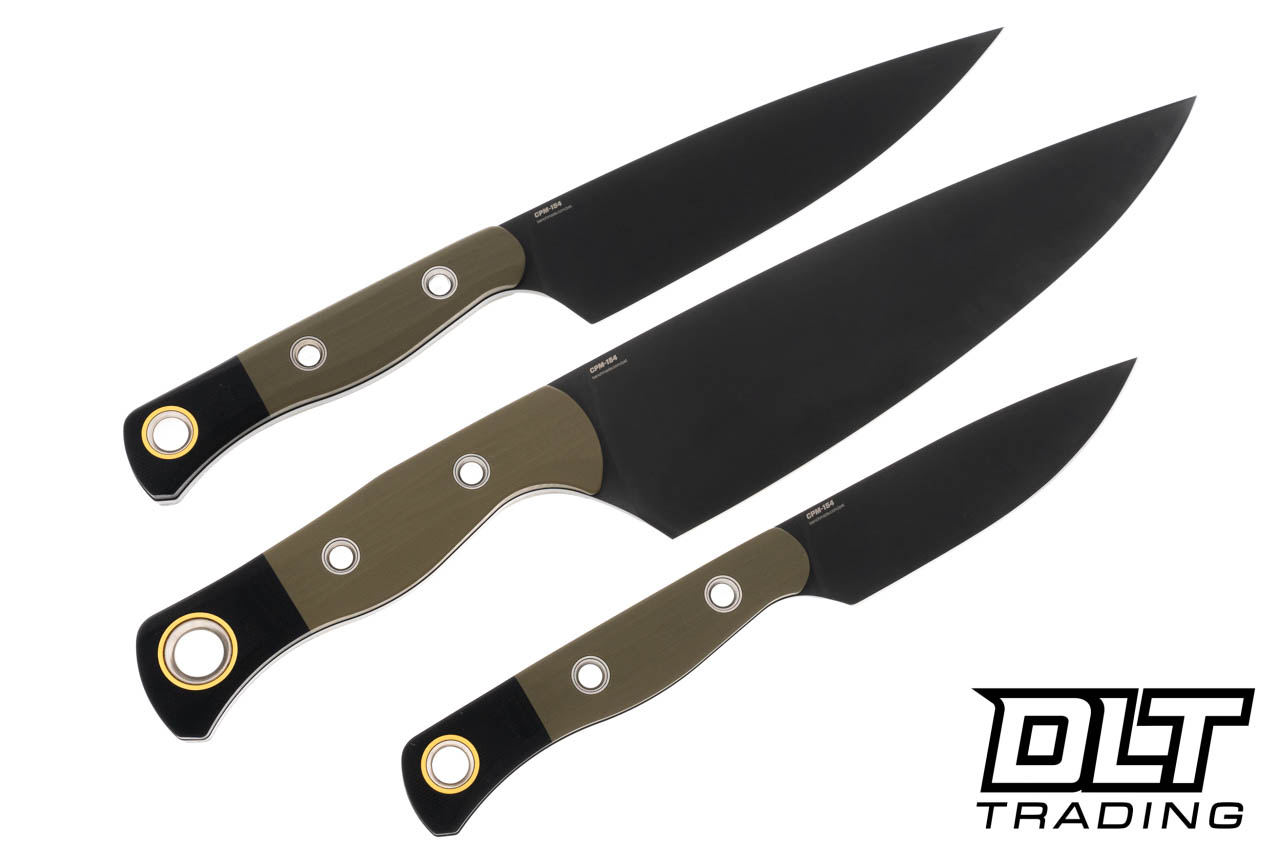 Benchmade Custom 3-Piece Set Kitchen Knives, 4000BK-01