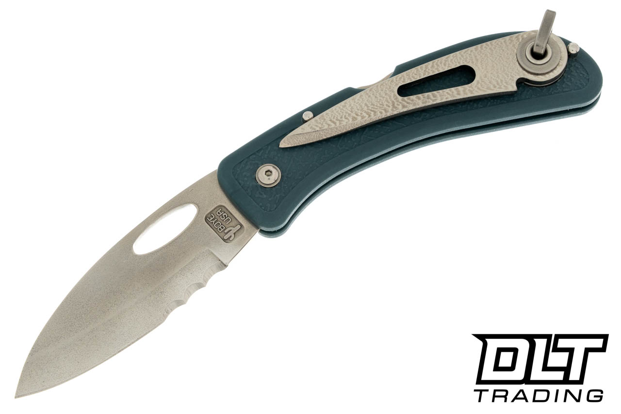 Boye Pointed Tip - Blue Handle - Titanium Marlin Spike - DLT