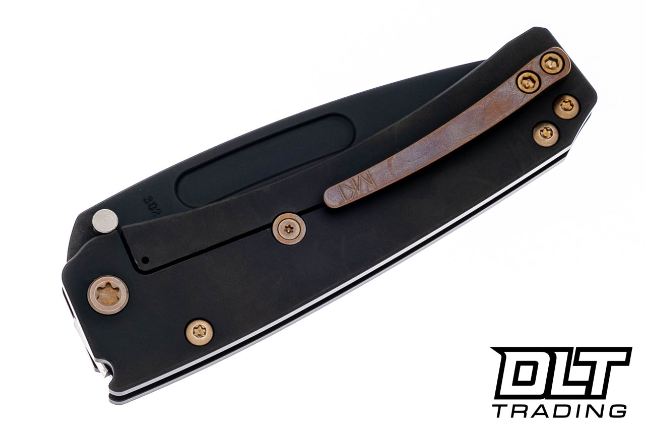 Medford Slim Midi Marauder Drop Point - PVD S90V - PVD Ghost Flag