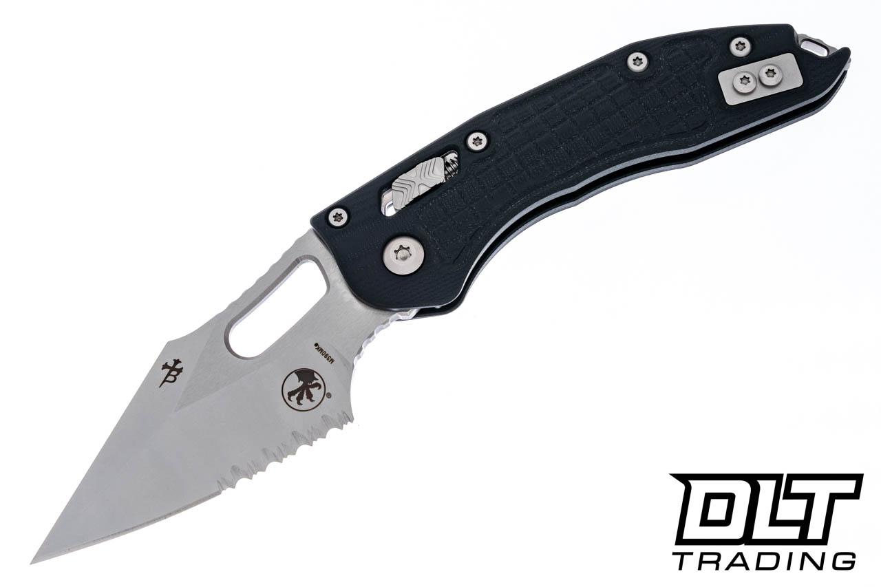 Microtech 169RL-11FRGTBK Stitch S/E Ram-Lok - Black Frag G-10