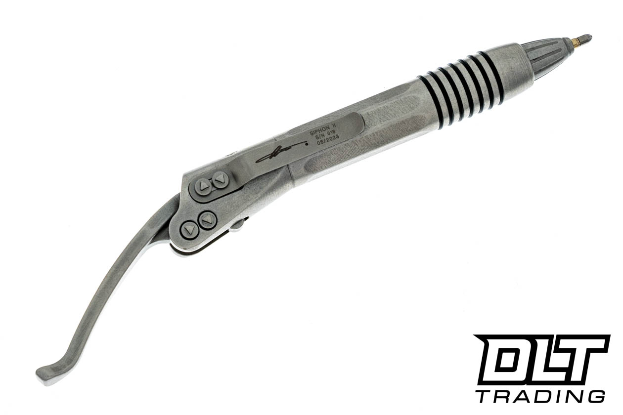 Microtech 401-SS-SWCS Siphon II - Stainless Steel - Deep Engraved