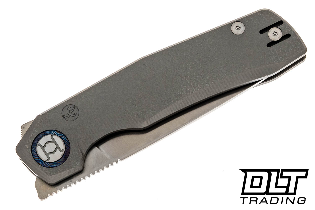 Kunwu Tao Compact Elmax - Titanium - Timascus Pivot - DLT Trading
