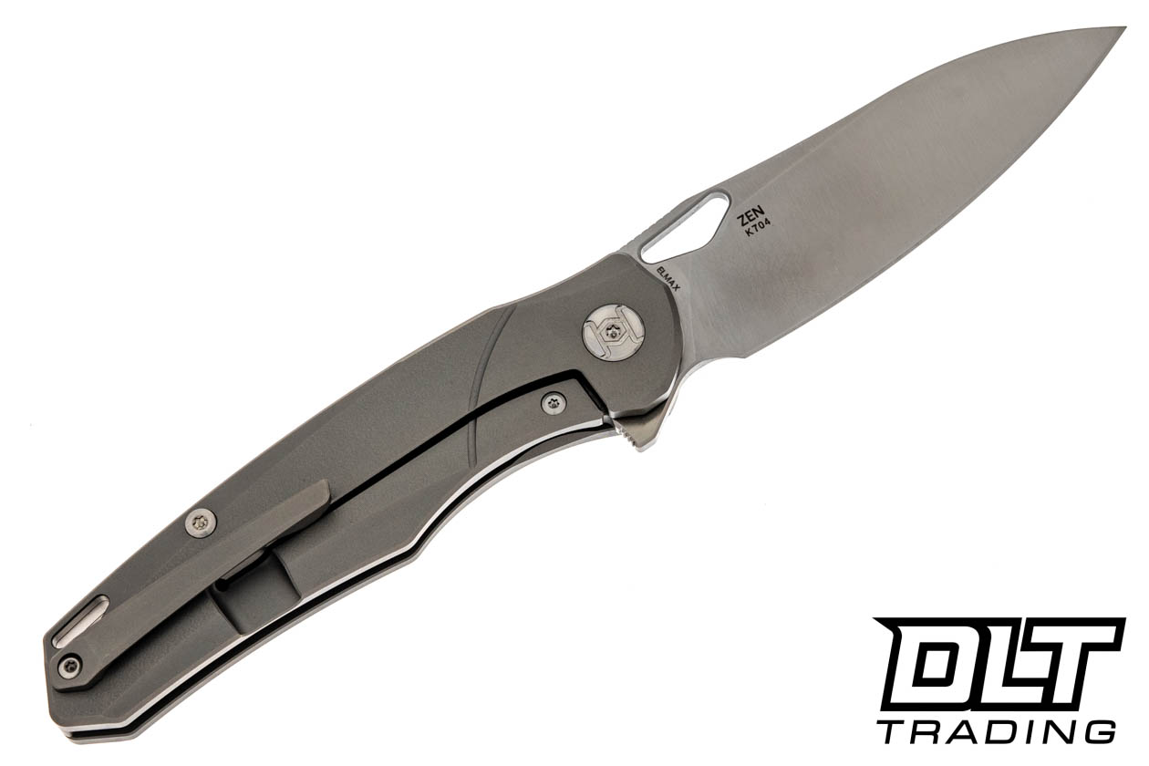 Kunwu Zen Elmax - Titanium - Timascus Pivot - DLT Trading