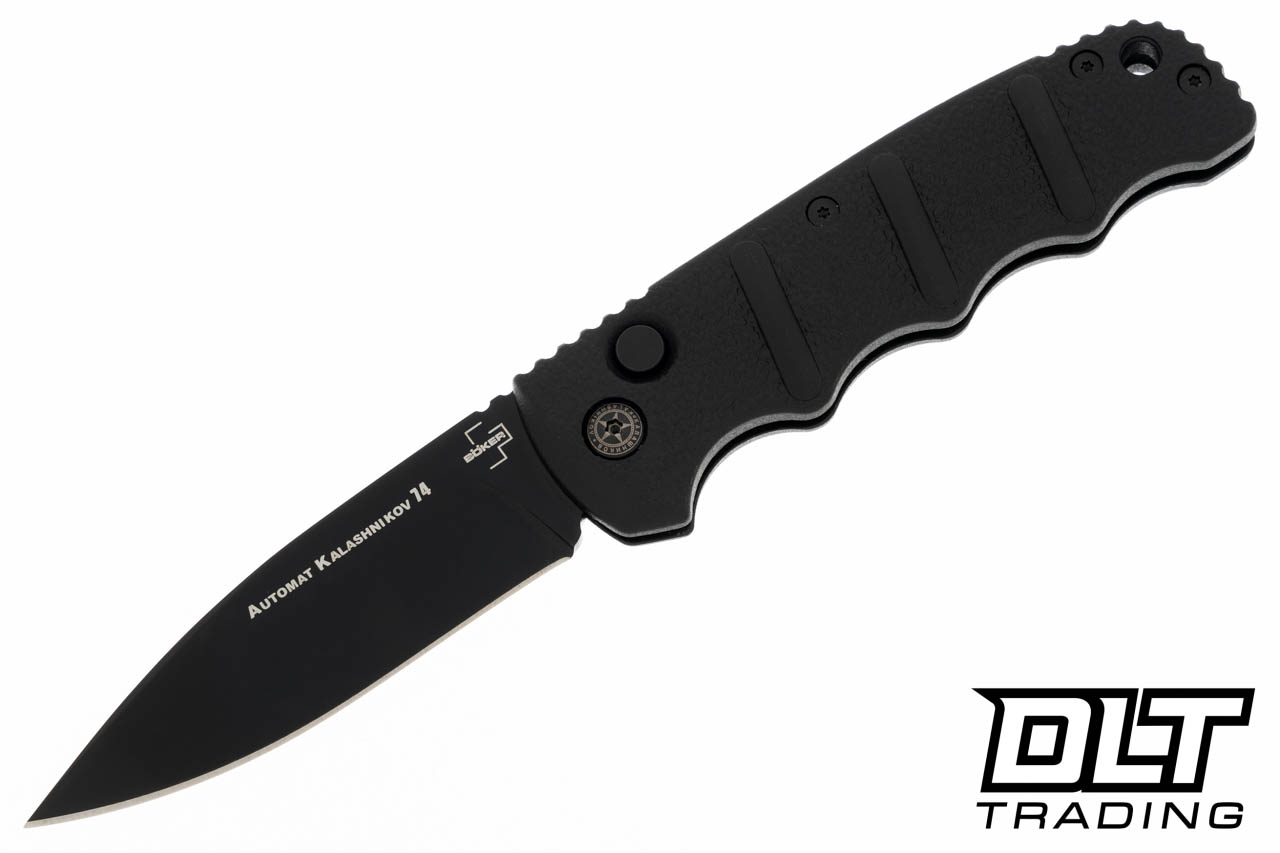 Boker Kalashnikov AK-74 - Black Handle - Drop Point - Black D2