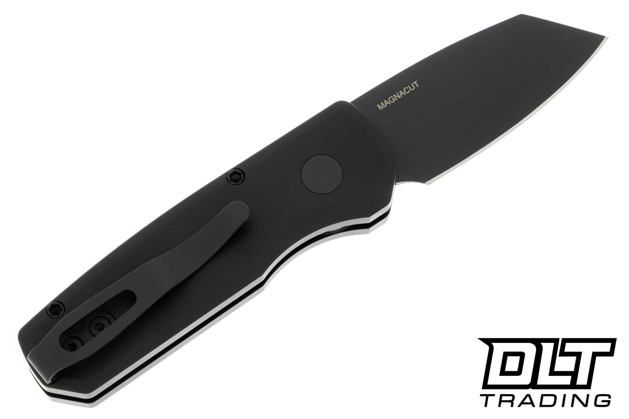 Pro-Tech Runt 5 - Black Handle - Black MagnaCut Reverse Tanto