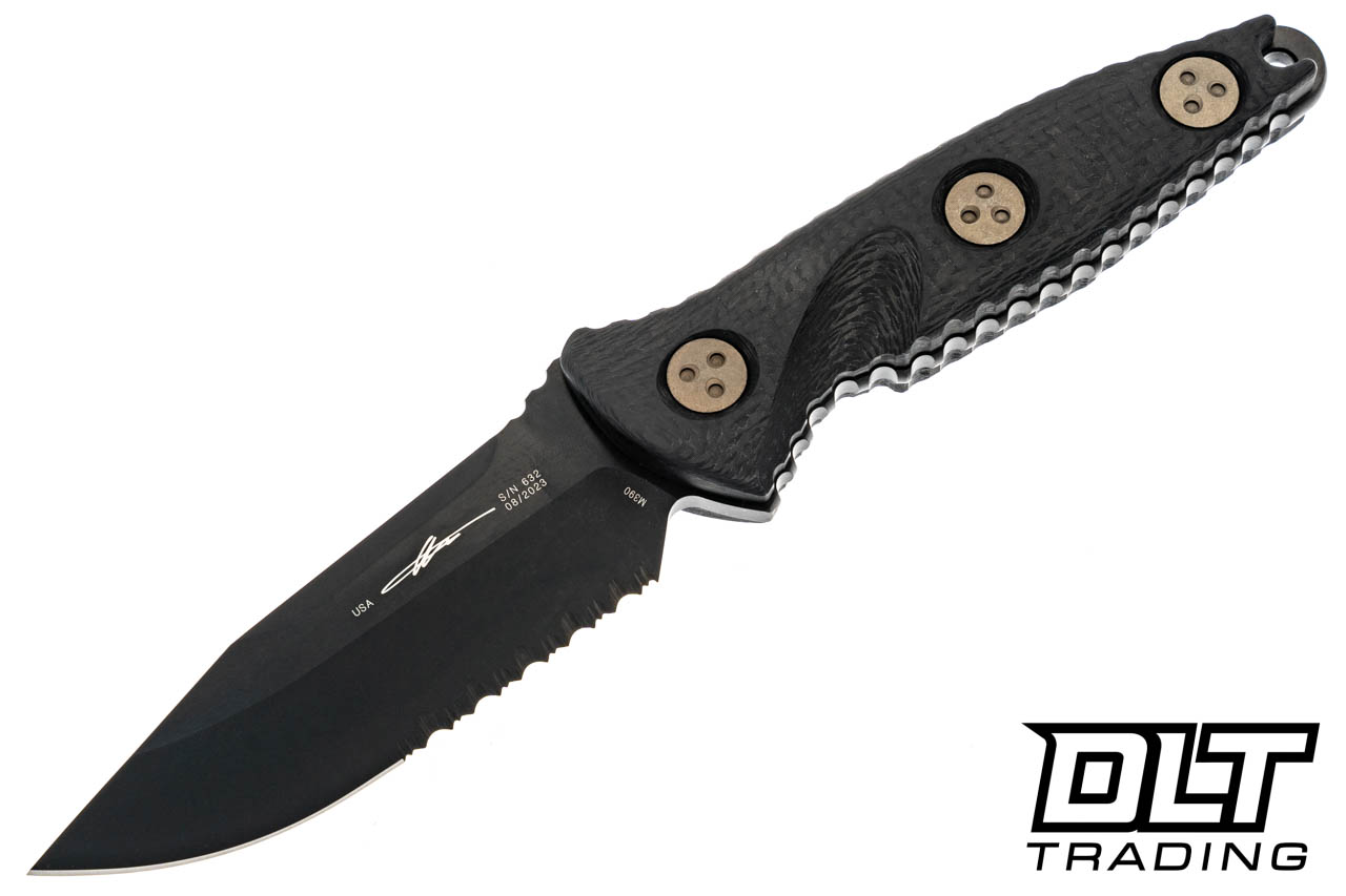 Microtech 113M-2DLCCFS Socom Alpha Mini S/E - Carbon Fiber - DLC