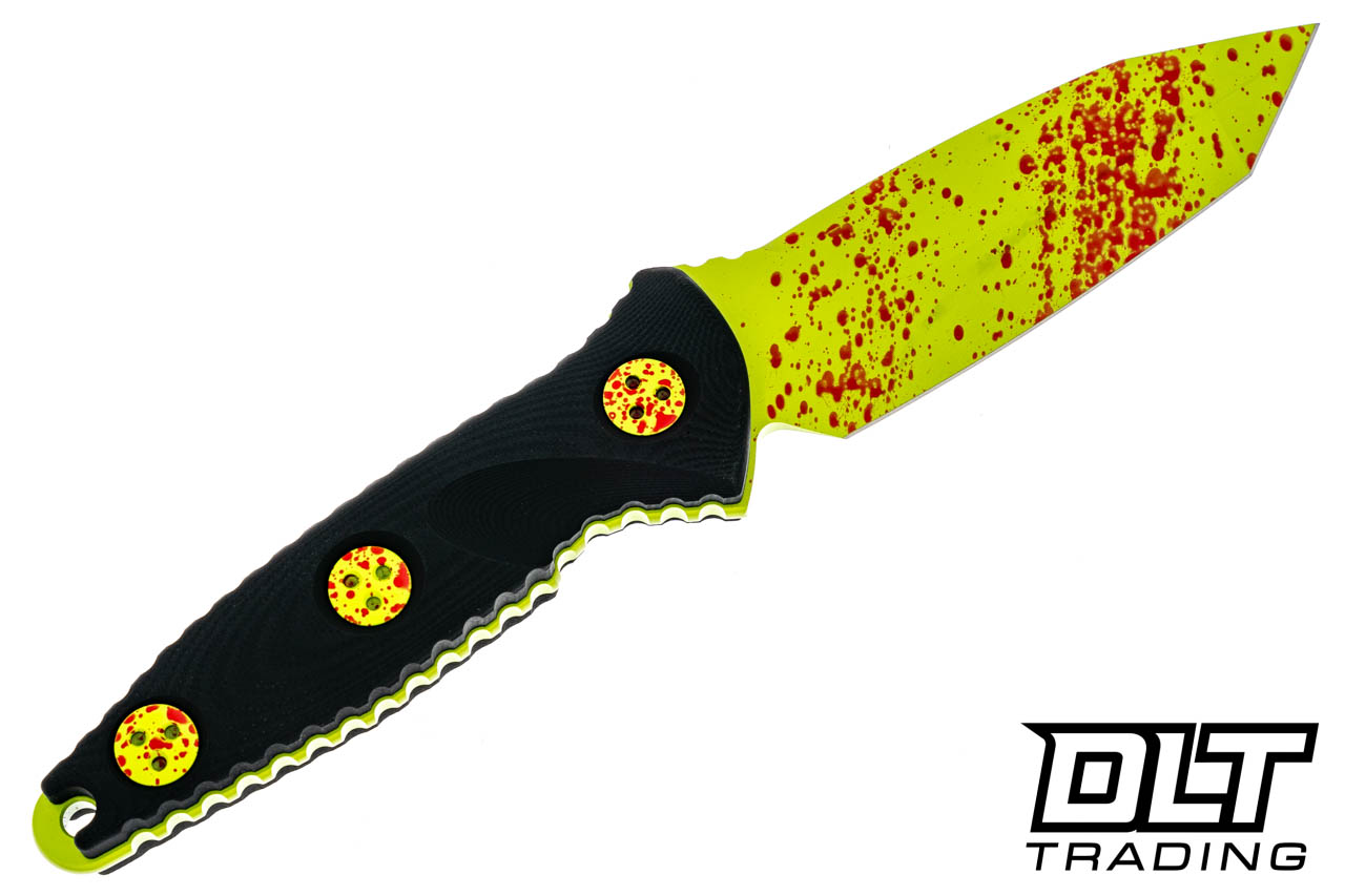 MINIMIRA Microtech 114M-1Z Socoma Alpha Mini T/E - Black G-10 - Zombie