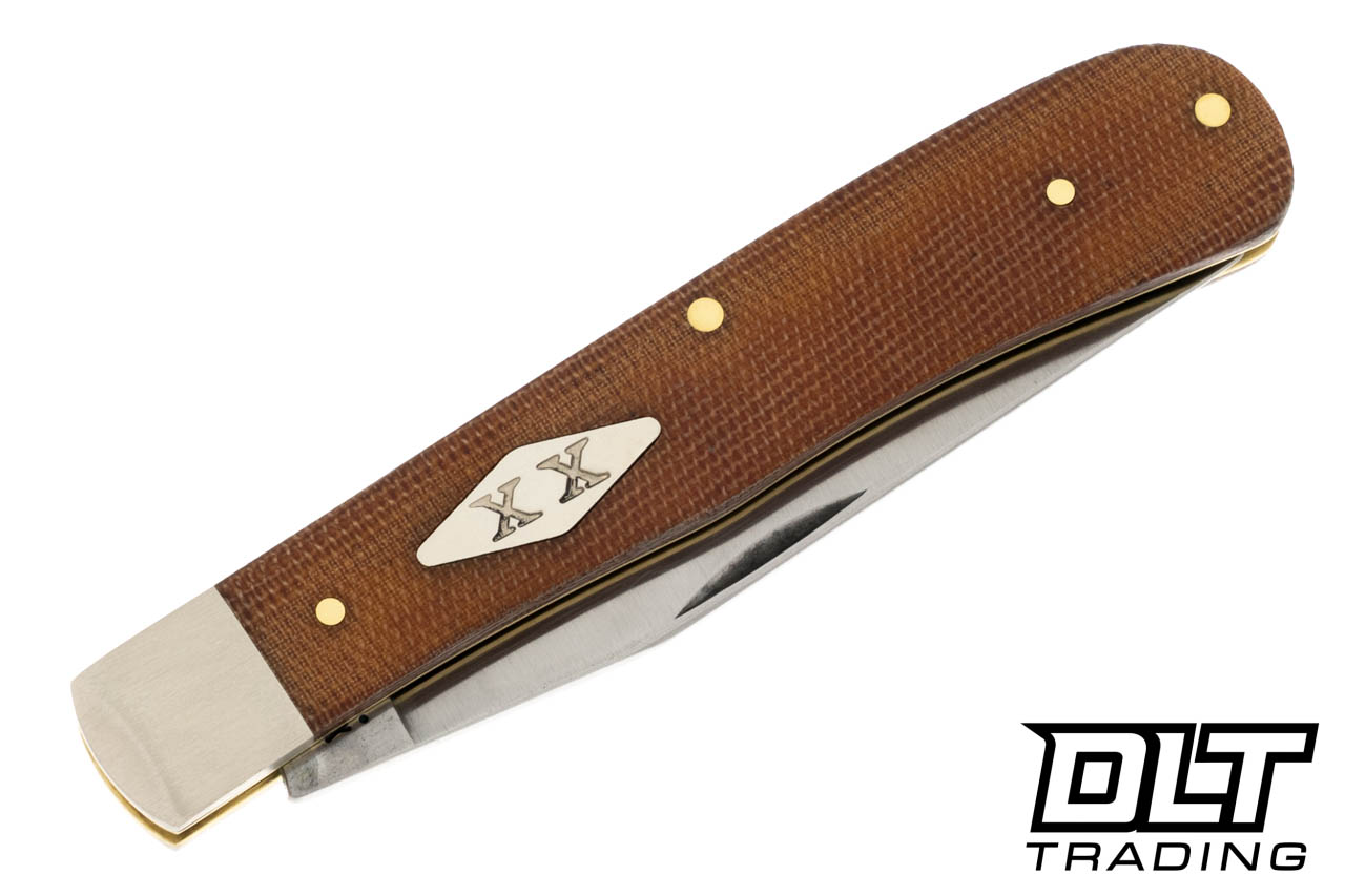 Case Large Stockman - Natural Canvas Micarta - DLT Trading