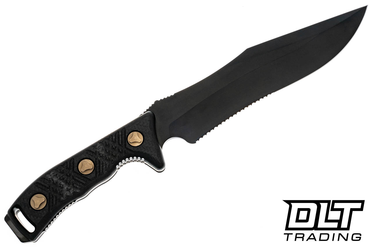 Microtech 104-2DLCCFS Arbiter - Carbon Fiber - Black DLC Blade