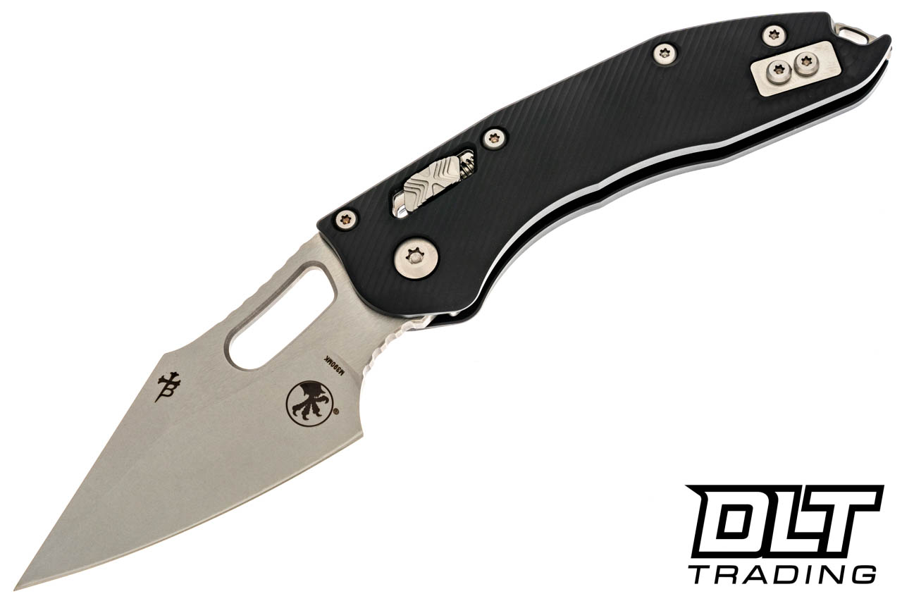 Microtech 169RL-10FL Stitch S/E Ram-Lok - Fluted Black Handle