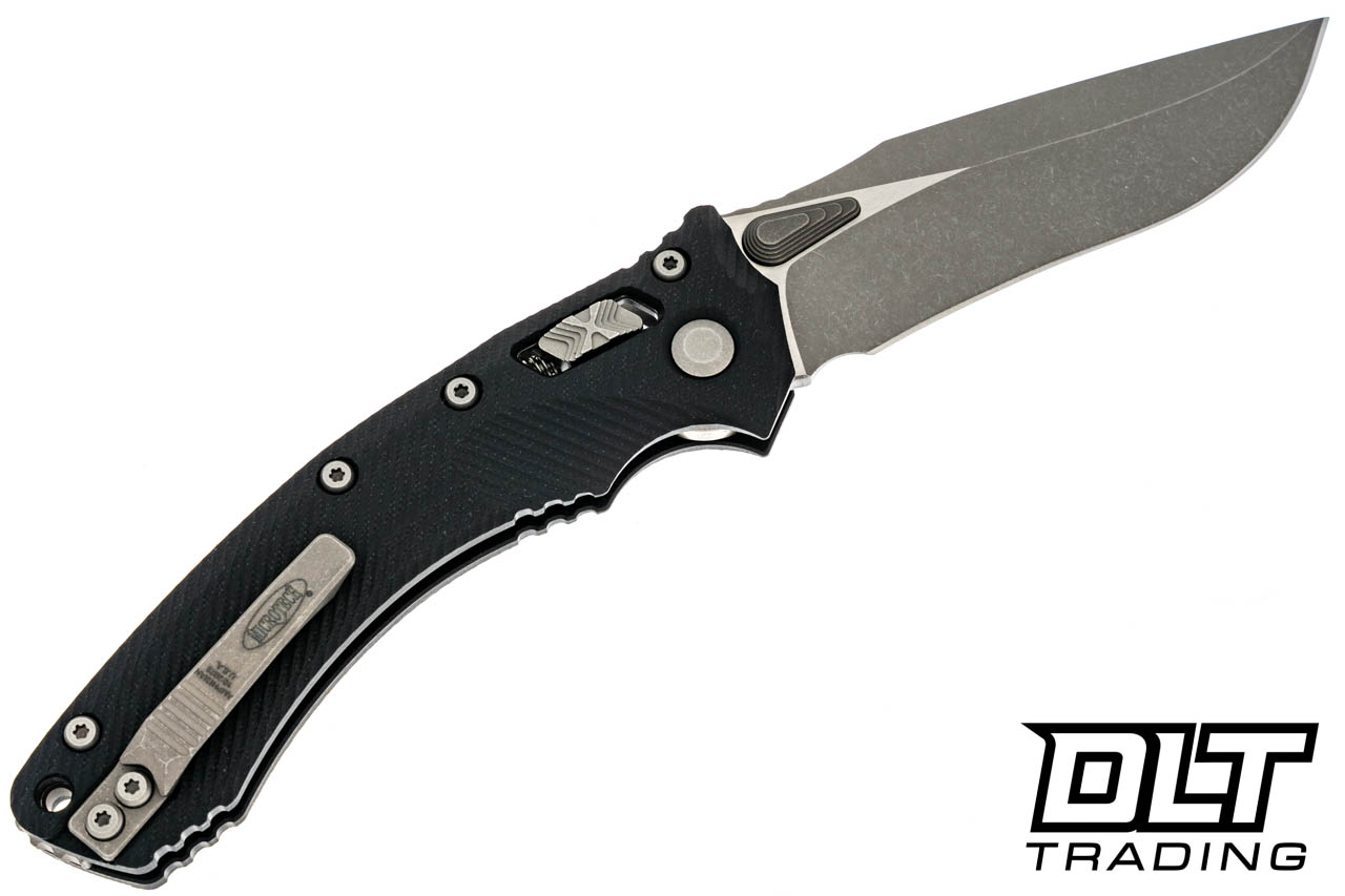 Microtech 137RL-10APFLGTBK Amphibian Ram-Lok - Black Fluted G-10
